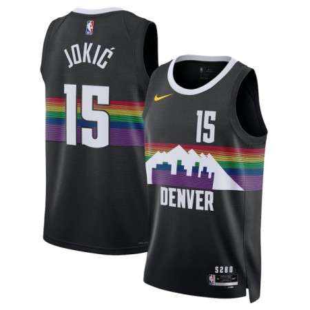Dres Denver Nuggets Nikola Jokic Nike 2025-26 City Edition Crno Swingman